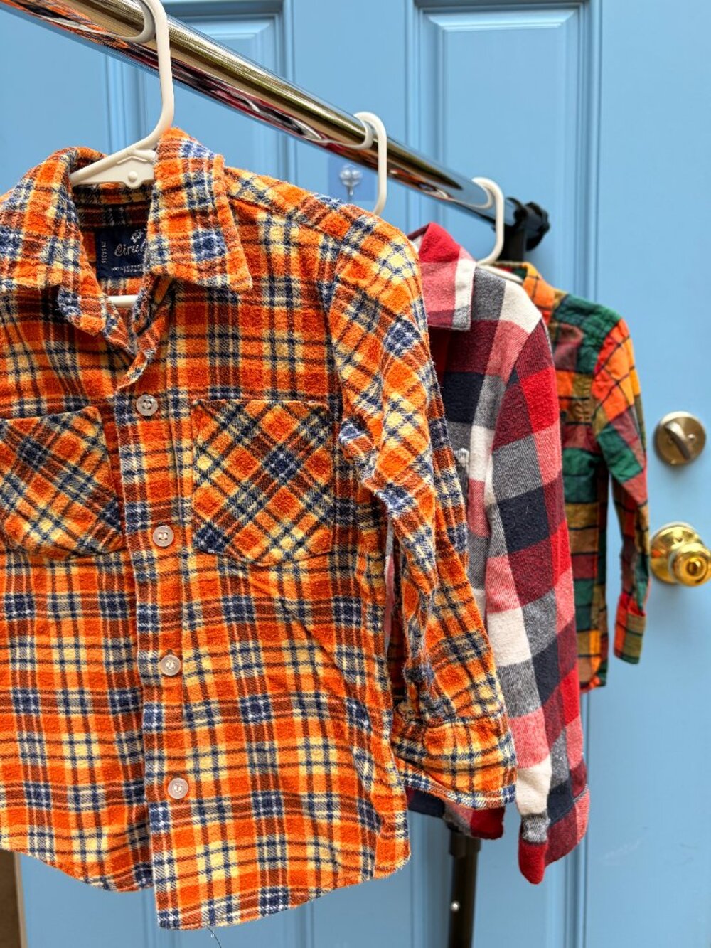 3T Plaid Flannel Shirt Bundle